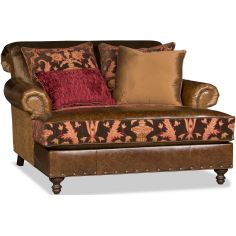 SETTEES, CHAISE, BENCHES Luxurious Burning Timber Accent Chair