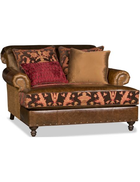 Luxurious Burning Timber Accent Chair
