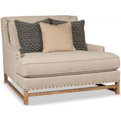 SETTEES, CHAISE, BENCHES Stunning Modest Beige Accent Chair