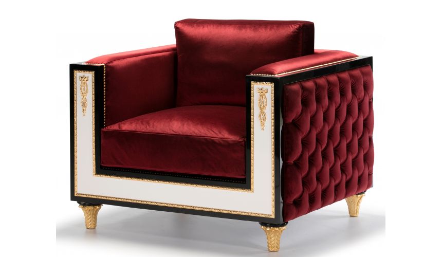 CHAIRS, Leather, Upholstered, Accent STONINGTON COLLECTION. SOFA 1 SEATER