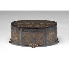 Decorative Accessories Home Accessories Luxurios Brass Embossed Box
