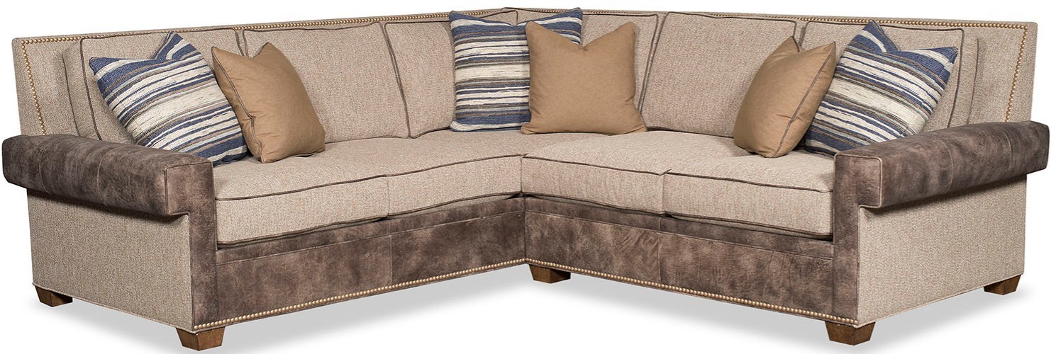 SECTIONALS - Leather & High End Upholstered Furniture Luxurious Summer Eclipse Sofa