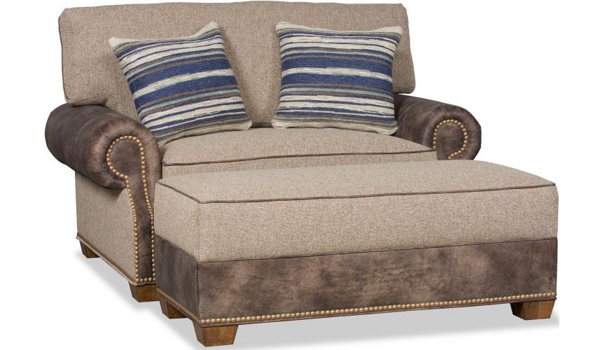 CHAIRS, Leather, Upholstered, Accent Beautiful Rocks of the River Accent Chair