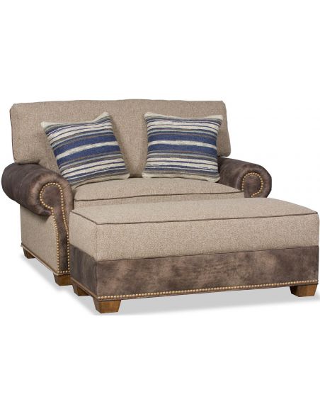 CHAIRS, Leather, Upholstered, Accent Beautiful Rocks of the River Accent Chair