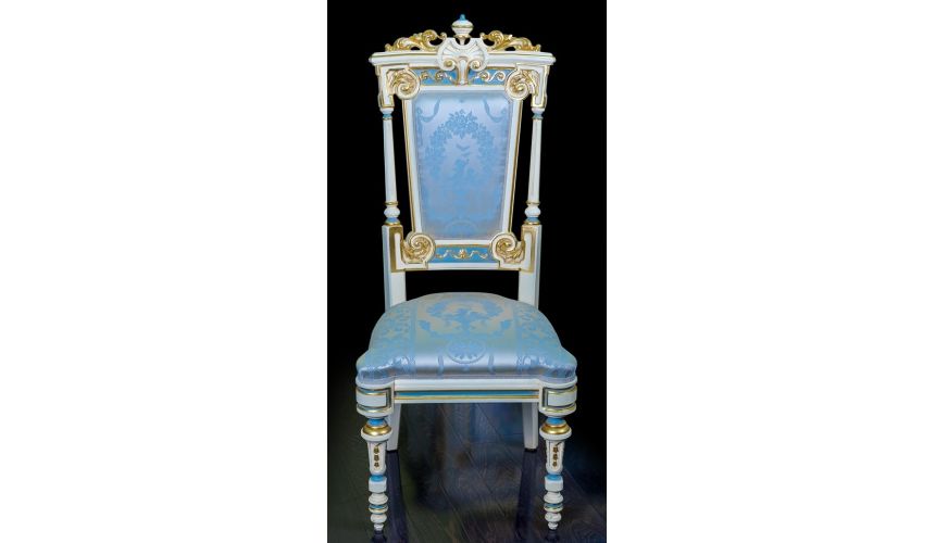 Dining Tables Elegantly Detailed Looking Glass Dining Table from our furniture showpiece collection. 7345