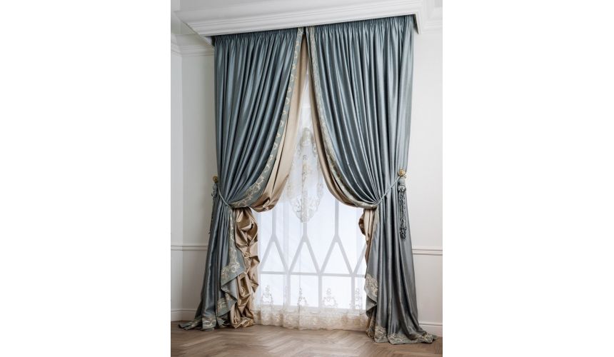 Custom Window Treatments Hand made draperies from our Masterpiece Collection. 45