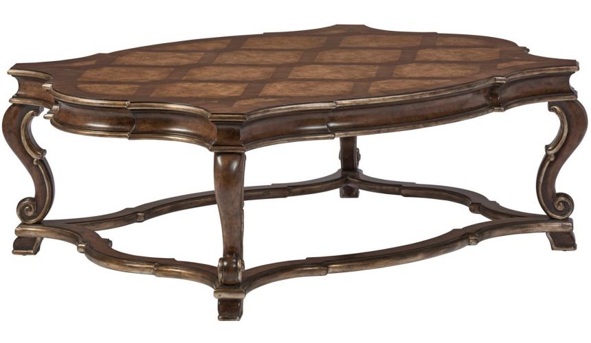 Rectangular and Square Coffee Tables High End Woven Forest Cocktail Table