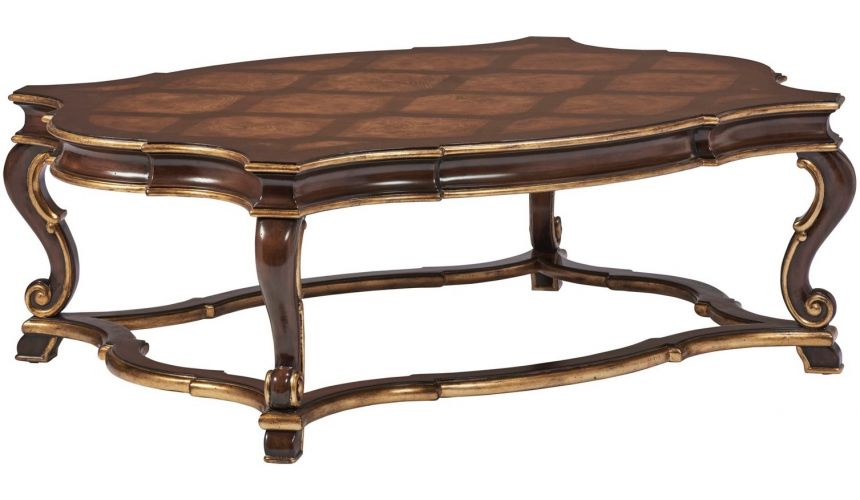 Rectangular and Square Coffee Tables High End Woven Forest Cocktail Table
