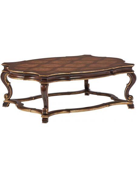 Rectangular and Square Coffee Tables High End Woven Forest Cocktail Table