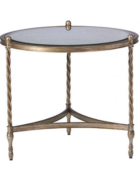 High End Dripping in Moonlight End Table