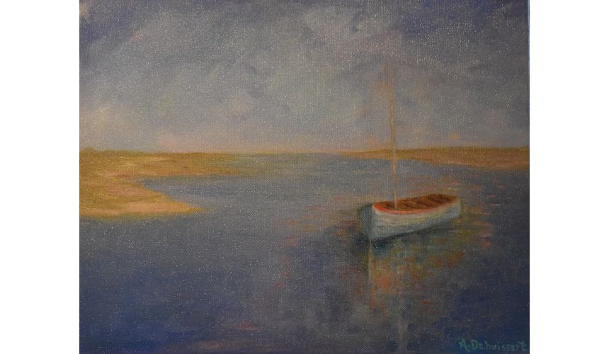 Original Oil Paintings By Artist: Anne-Marie Debuissert Quietude Artist Anne-Marie Debuissert