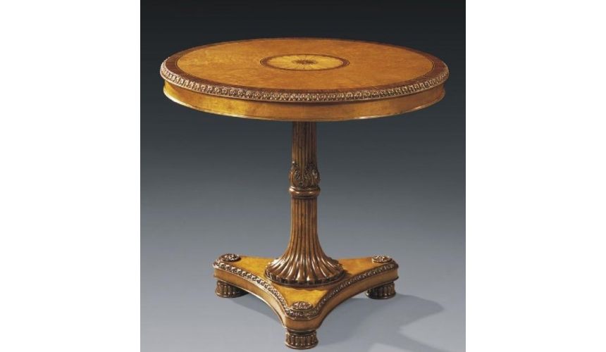Round & Oval Side Tables Luxury Furniture Occasional Table