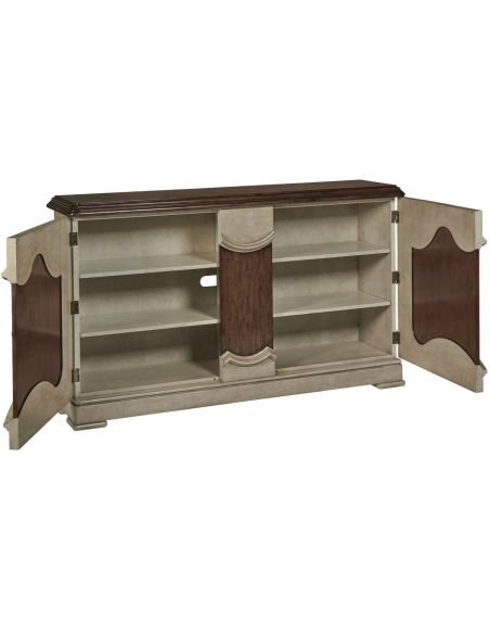 Breakfronts & China Cabinets Gorgeous Stable Brown Credenza