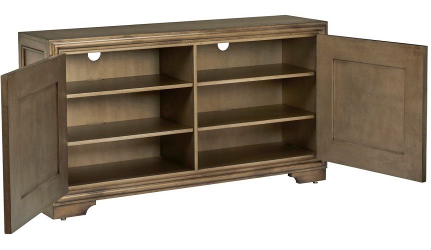 Breakfronts & China Cabinets High End Bronzed Moose Point Credenza