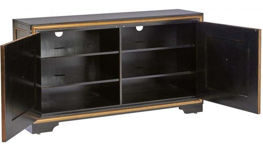 Breakfronts & China Cabinets Gorgeous Midnight Ride Credenza