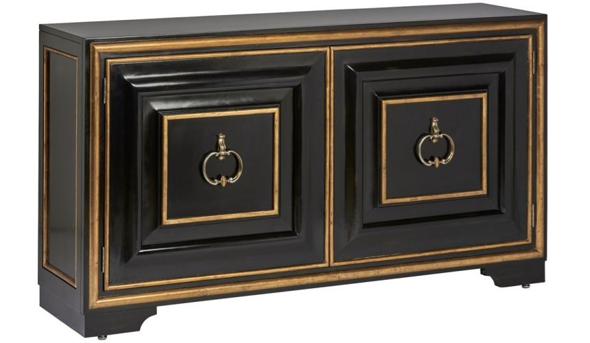Breakfronts & China Cabinets Gorgeous Midnight Ride Credenza