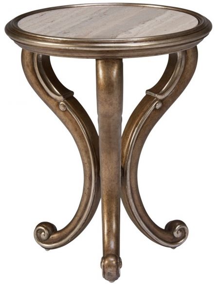 Beautiful Piece of Moonlight Chairside Table