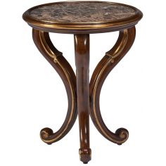 Luxurious Molten Glazed Chairside Table 2