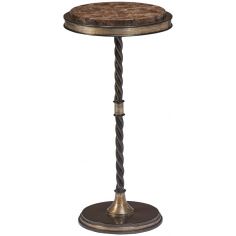 Round & Oval Side Tables High End Grapevine Climb Chairside Table
