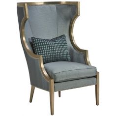 CHAIRS, Leather, Upholstered, Accent High End Winter's Ocean Accent Chair