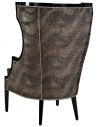 CHAIRS, Leather, Upholstered, Accent Luxurious Abstract Shadows Accent Chair