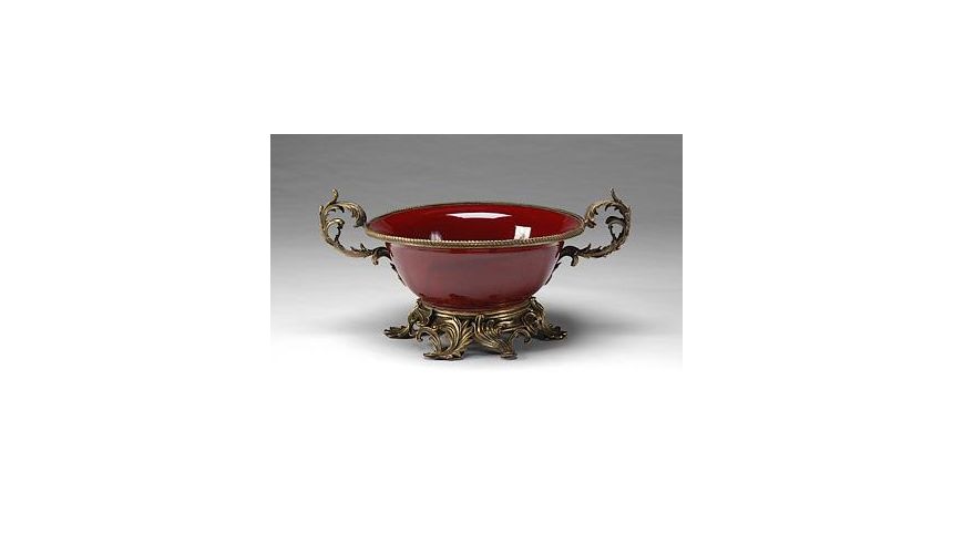 Decorative Accessories High Quality Furniture Cast Brass Bowl And Stand