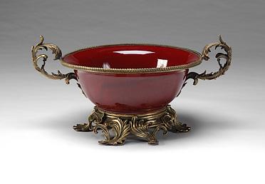 Decorative Accessories High Quality Furniture Cast Brass Bowl And Stand