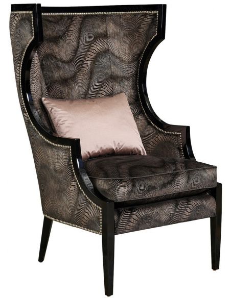 Luxurious Abstract Shadows Accent Chair
