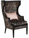 CHAIRS, Leather, Upholstered, Accent Luxurious Abstract Shadows Accent Chair