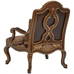 CHAIRS, Leather, Upholstered, Accent Luxurious Cornucopia of Plenty Accent Chair 2