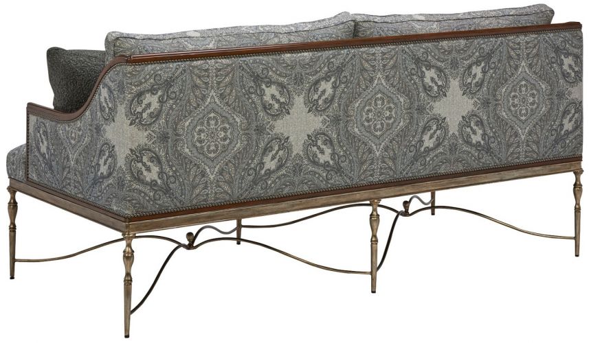 Modern Furniture Gorgeous Periwinkle Blooms Sofa