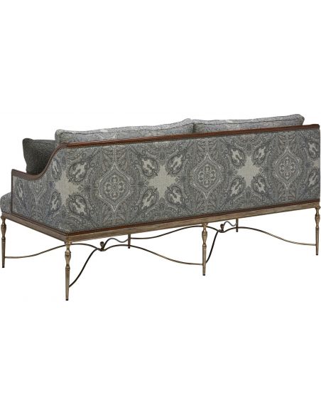 Modern Furniture Gorgeous Periwinkle Blooms Sofa