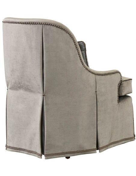CHAIRS, Leather, Upholstered, Accent High End Lining of Clouds Armchair