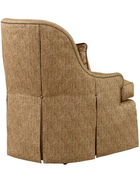 CHAIRS, Leather, Upholstered, Accent Luxurious Rays of Amber Armchair