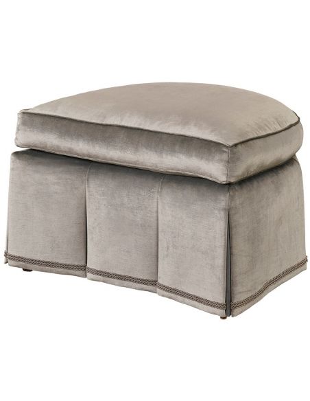 OTTOMANS Stunning Gentle Rain Ottoman