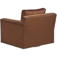 CHAIRS, Leather, Upholstered, Accent Gorgeous Seasoned and Spiced Armchair 2