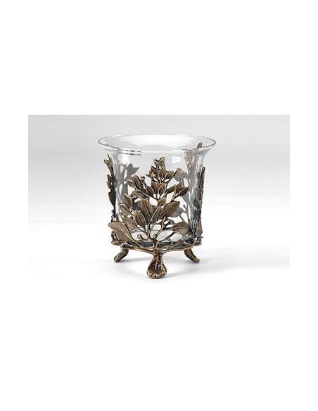 Home Accessories Solid Brass Crystal Planter