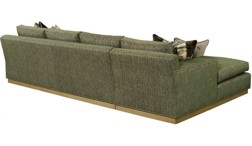 SECTIONALS - Leather & High End Upholstered Furniture Stunning Jungle Rain Sectional