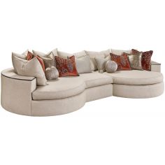SECTIONALS - Leather & High End Upholstered Furniture Gorgeous Curves O'Plenty Sectional
