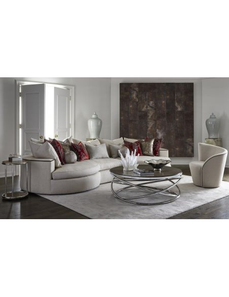 SECTIONALS - Leather & High End Upholstered Furniture Gorgeous Curves O'Plenty Sectional