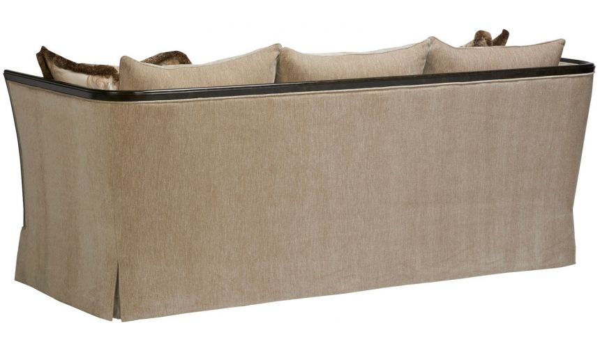 Modern Furniture Stunning Champagne Shine Sofa