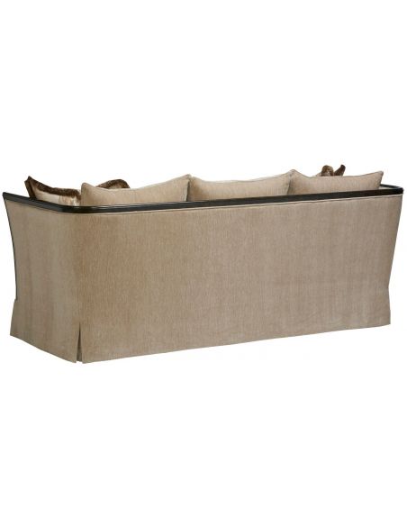 Modern Furniture Stunning Champagne Shine Sofa