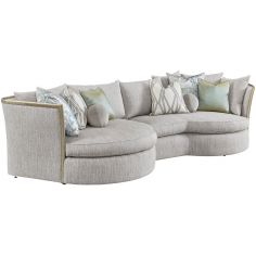 SECTIONALS - Leather & High End Upholstered Furniture Stunning Northern Lights and Ice Sectional