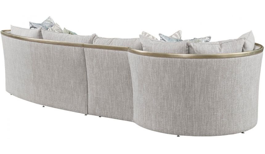 SECTIONALS - Leather & High End Upholstered Furniture Stunning Northern Lights and Ice Sectional