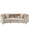 Modern Furniture Gorgeous Harvest Beige Sofa