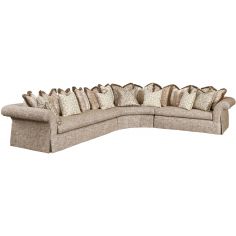 SECTIONALS - Leather & High End Upholstered Furniture Gorgeous Paradise Castles Sectional