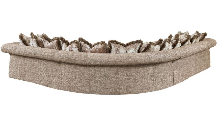 SECTIONALS - Leather & High End Upholstered Furniture Gorgeous Paradise Castles Sectional