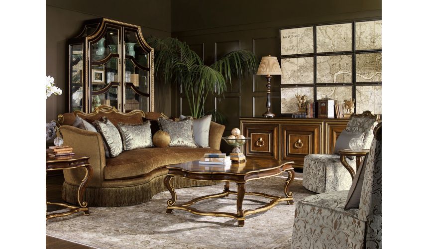 Rectangular and Square Coffee Tables High End Woven Forest Cocktail Table