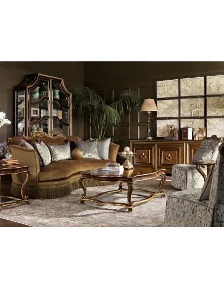 Rectangular and Square Coffee Tables High End Woven Forest Cocktail Table