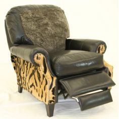 MOTION SEATING - Recliners, Swivels, Rockers Lion Hair hide Recliner Chair